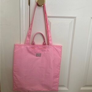 Acne studios nylon tote pink